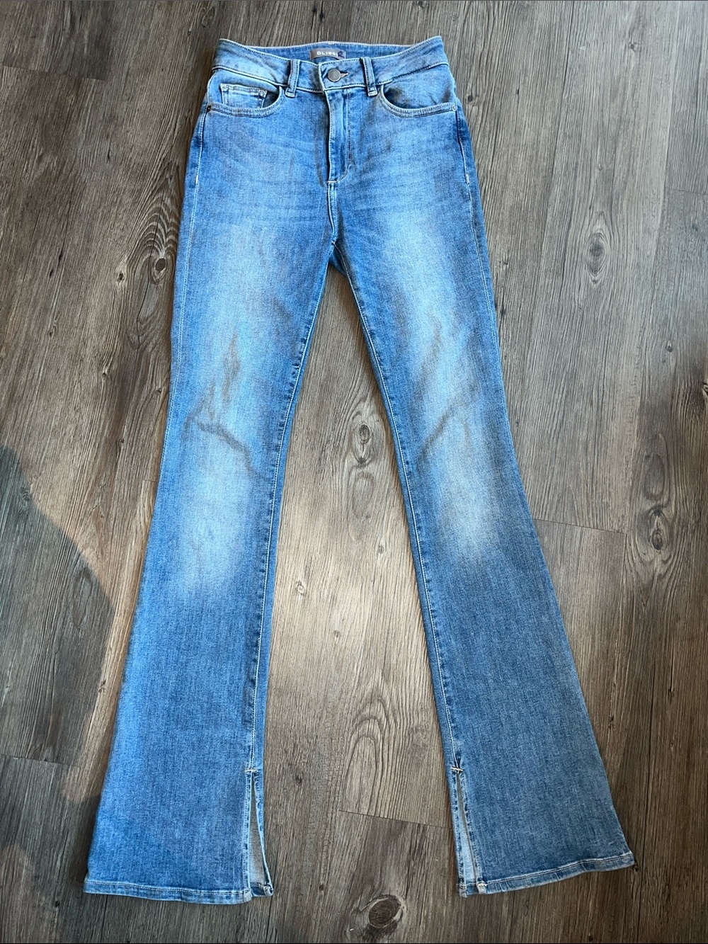 DL1961 Flare Jeans with Slits